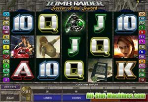 Tomb Raider Secret of the Sword slot
